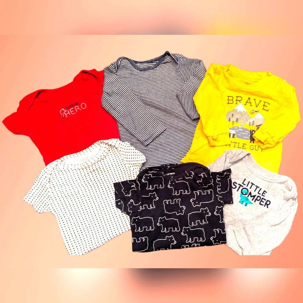 Baby onesies size 6 months